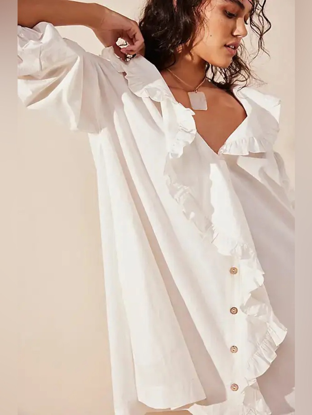 Free People Take It In Tunic - Ivory